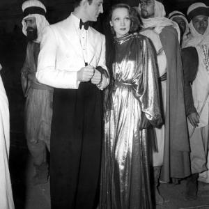 Marlene Dietrich, Basil Rathbone, GARDEN OF ALLAH, THE, United Artists, 1936, **I.V.