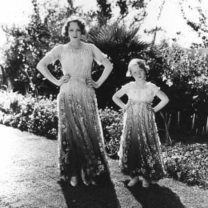 Marlene Dietrich with daughter Maria c 1933
