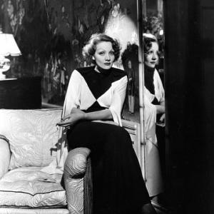 Marlene Dietrich at home, c. 1932.