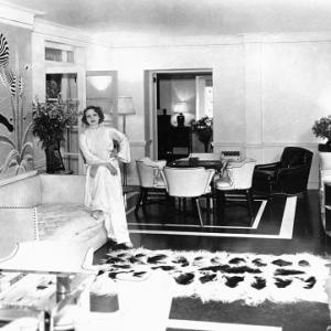 Marlene Dietrich at home, c. 1932.