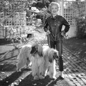 Marlene Dietrich at home c 1955
