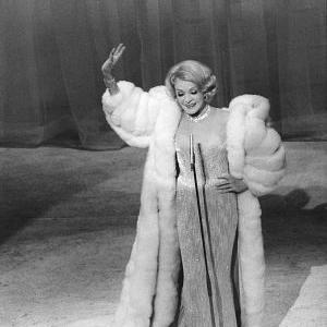 Marlene Dietrich's last performance in London, c. 1955.