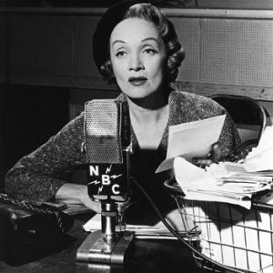 Marlene Dietrich on NBC Monitor Show c 1955