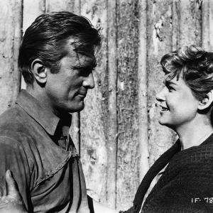 Still of Kirk Douglas and Diana Douglas in The Indian Fighter 1955