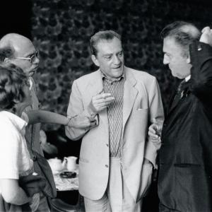 Federico Fellini, Francesco Rosi and Luchino Visconti