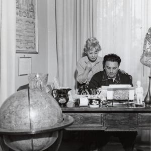 Federico Fellini and Giulietta Masina