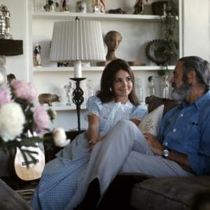 Henry Fonda at home with his wife Shirlee