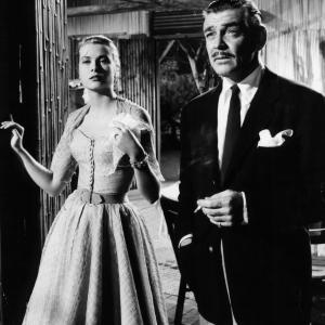Still of Clark Gable and Grace Kelly in Mogambo (1953)