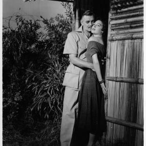 Still of Clark Gable and Ava Gardner in Mogambo 1953