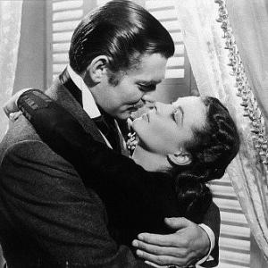 Gone With The Wind Clark Gable with Vivien Leigh 1939 MGM
