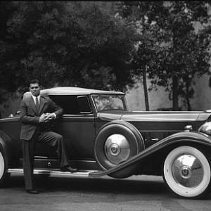 Clark Gable in his 1934 Packard Twin Six C 1934 MW