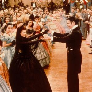Still of Clark Gable and Vivien Leigh in Gone with the Wind (1939)