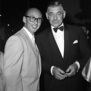 Photographer Bernie Abramson with Clark Gable circa 1960s