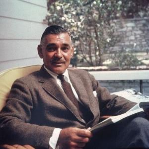 Clark Gable at his home in Encino Ca 1957
