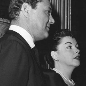 Judy Garland and husband Sidney Luft
