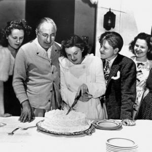 Louis B. Mayer, Judy Garland, Mickey Rooney c. 1939