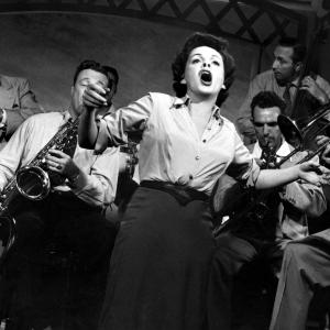 Still of Judy Garland in A Star Is Born (1954)
