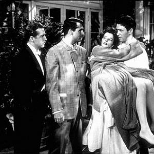 120112 John Howard Cary Grant Katharine Hepburn James Stewart in The Philadelphia Story 1940 MGM