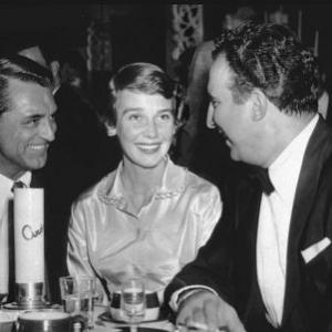 Ciro's Nightclub Cary Grant, Betsy Drake, Bandleader Dick Stabile c. 1955