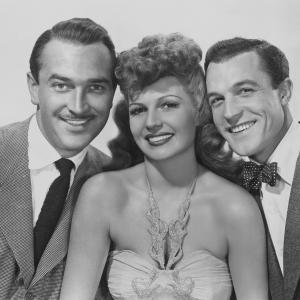 Still of Rita Hayworth, Gene Kelly and Lee Bowman in Cover Girl (1944)