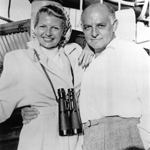Lady From Shanghai The Rita Hayworth with Harry Cohn on the set 1948 Columbia  IV