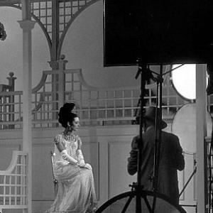 33317 Audrey Hepburn being photographed by Cecil Beaton for My Fair Lady