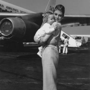 Audrey Hepburn & son Sean C. 1961