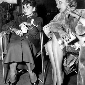 Sabrina Audrey Hepburn Marlene Dietrich 1954 Paramount IV