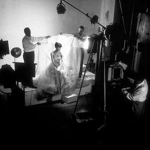 33-1114 Audrey Hepburn at a Paramount Studio publicity still sitting