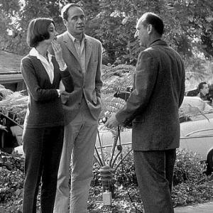 334 Audrey Hepburn Mel Ferrer and photographer Sid Avery at their Los Angeles Home