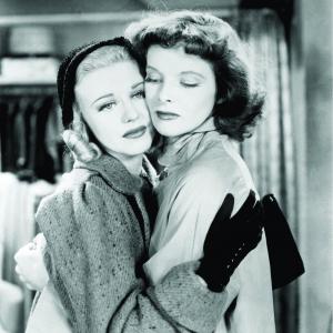Still of Katharine Hepburn and Ginger Rogers in Stage Door (1937)