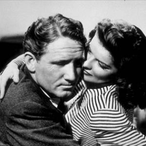 72283 Katharine Hepburn and Spencer Tracy in Woman Of The Year 1942 MGM
