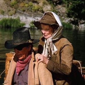 Rooster Cogburn Universal 1974 John Wayne and Katharine Hepburn