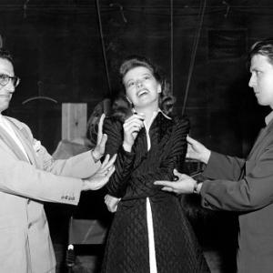 Katharine Hepburn Film Set/Behind The Scens Woman Of The Year (1942) 0035567