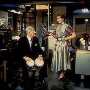 57585 Katharine Hepburn and Spencer Tracy in Desk Set