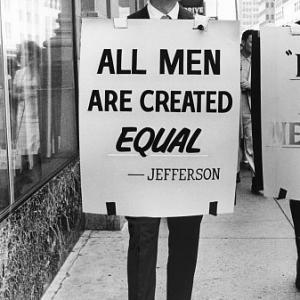 Charlton Heston at Integration Demonstration in Oklahoma City, May 27, 1961, **I.V.