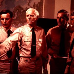 Still of Henry Fonda, Charlton Heston, James Coburn and Robert Wagner in Midway (1976)