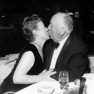 Alfred Hitchcock with Alma Hitchcock c 1960  IV