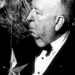 Alfred Hitchcock at the Lifetime Achievement Awards.