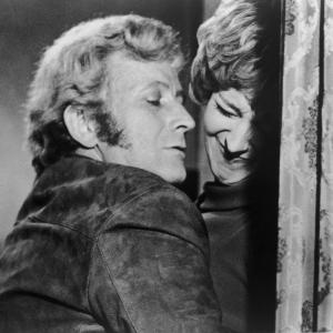 Still of Alfred Hitchcock and Barry Foster in Frenzy 1972