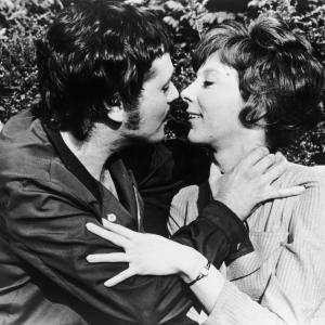 Still of Alfred Hitchcock Jon Finch and Anna Massey in Frenzy 1972