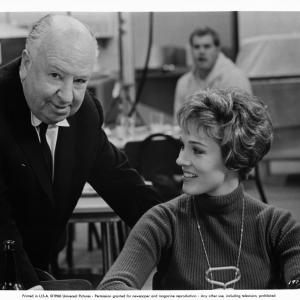 Still of Alfred Hitchcock and Julie Andrews in Torn Curtain (1966)