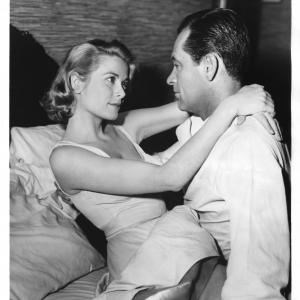 Still of William Holden and Grace Kelly in The Bridges at TokoRi 1954
