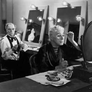Still of Buster Keaton and Charles Chaplin in Limelight (1952)