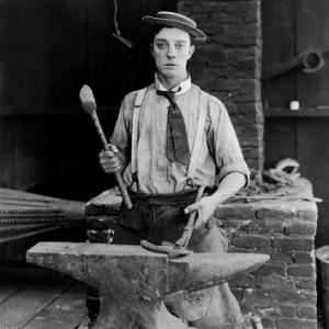 Buster Keaton BLACKSMITH THE short First National 1922 IV