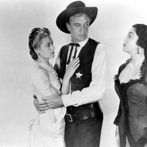 Grace Kelly, Gary Cooper, and Katy Jurado. High Noon (1952) 0044706