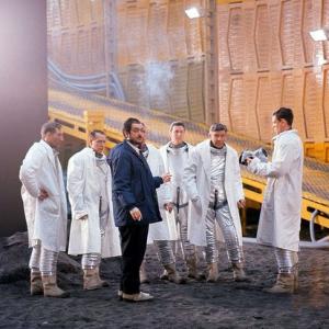 2001 A Space Odyssey Stanley Kubrick and cast 1968 MGM