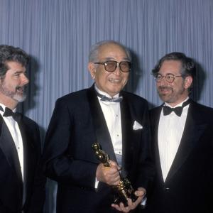 Akira Kurosawa, George Lucas and Steven Spielberg