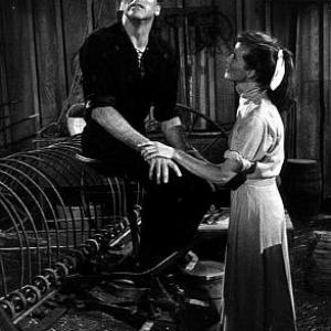 82931 Katharine Hepburn and Burt Lancaster in The Rainmaker 1956 Paramount  1978 Bill Avery MPTV
