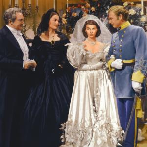 Vivien Leigh, Thomas Mitchell and Barbara O'Neil in Gone with the Wind (1939)